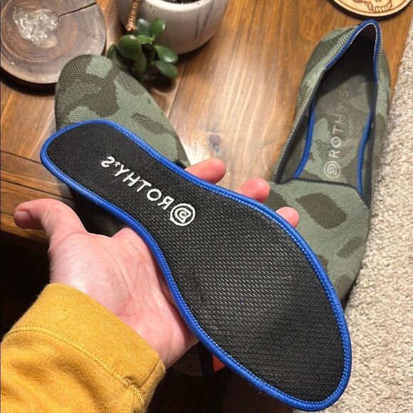 Green Camouflage Slip-On Loafers - Picture 8 of 15